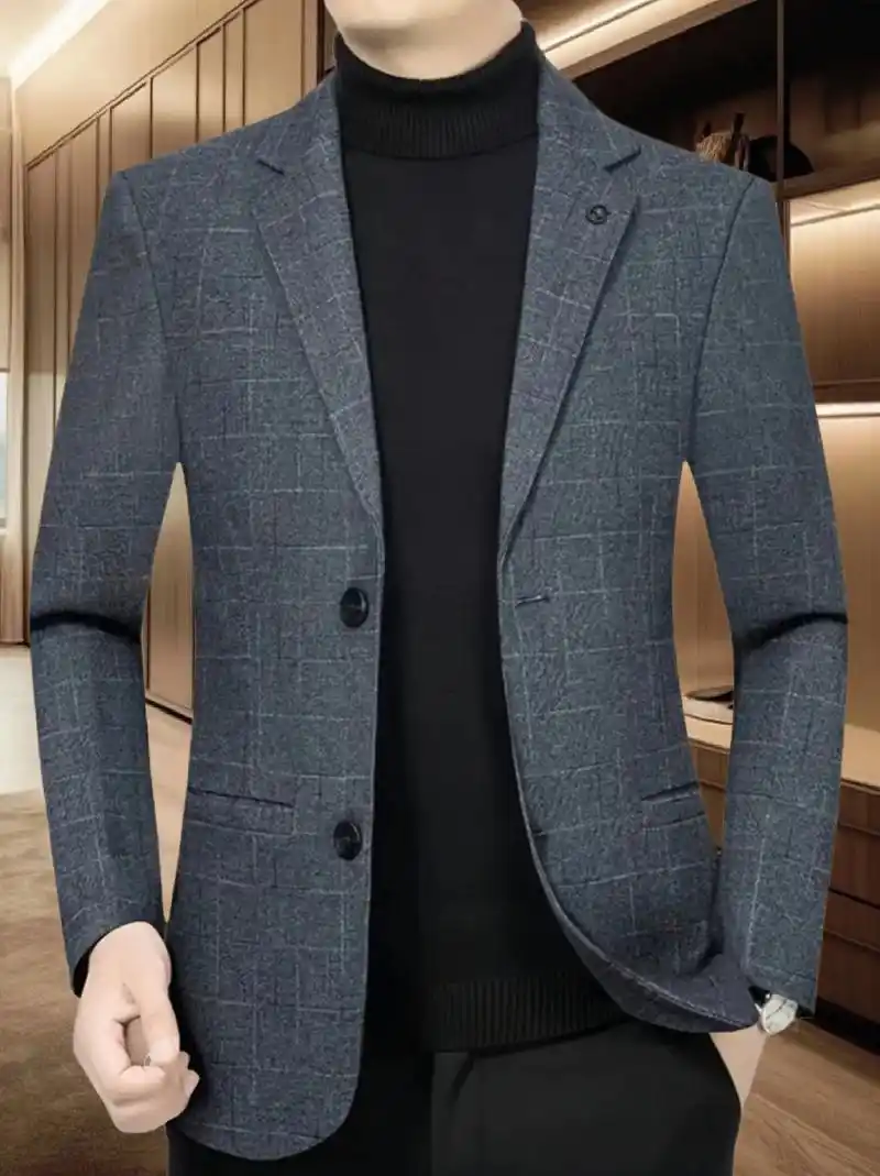 皮尔卡丹商务修身男士西装.