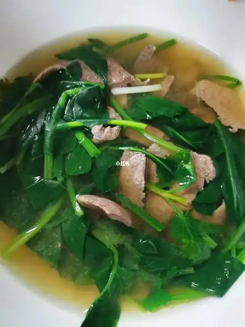 菠菜猪肝汤