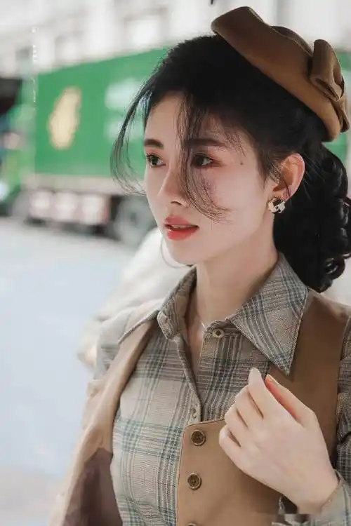 鞠婧祎民国造型饭拍路透图 67期待澹台台民国风新演绎_民国_鞠婧祎