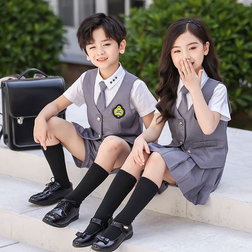 小学生校服订做韩版英伦风套装一年级活力毕业班夏天校服