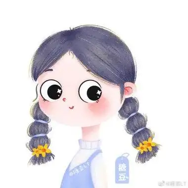 可爱小女孩头像卡通p版