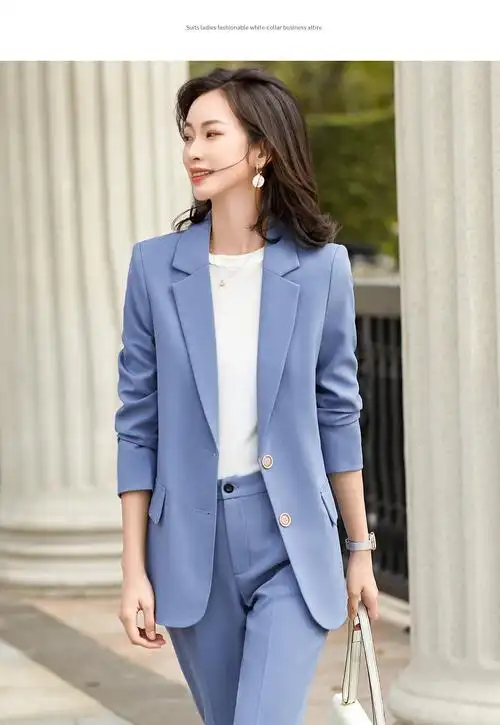 穿蓝色西服下面搭什么?54套搭配方案,时髦又帅气!