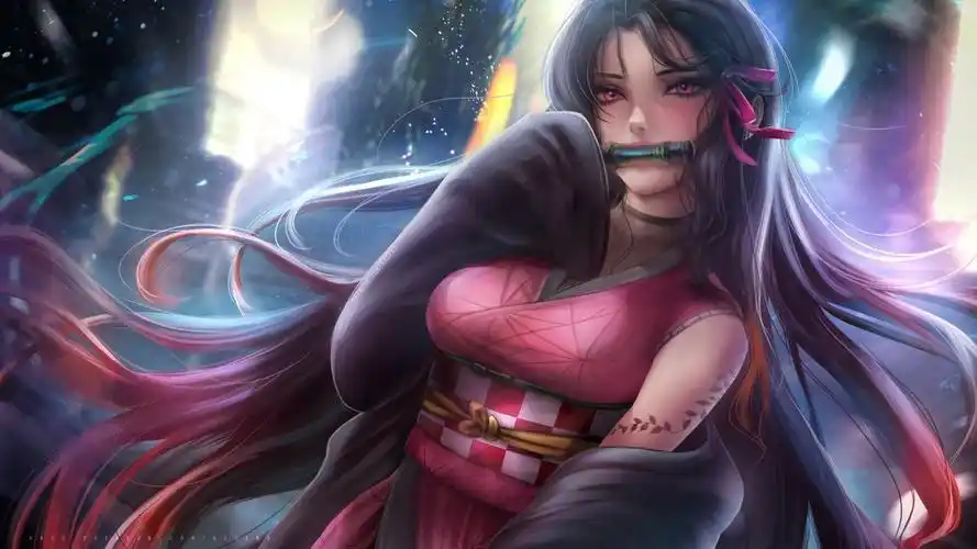 鬼灭之刃 灶门祢豆子 4k图片,4k高清游戏图片,娟娟壁纸