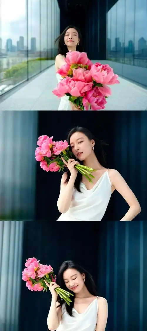 倪妮520仪式感##倪妮明媚花神