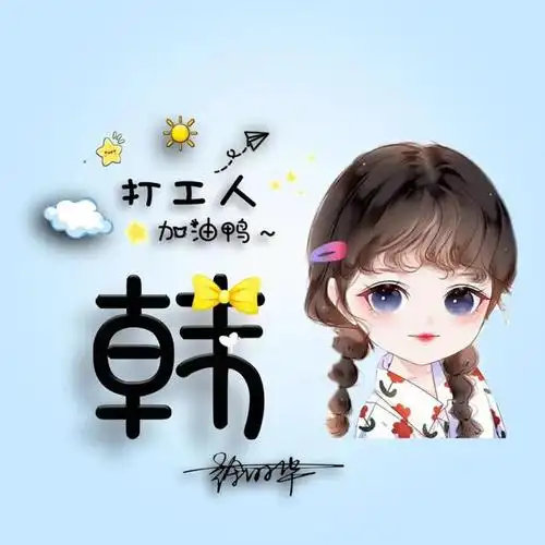 经典卡通姓氏头像推荐,你值得拥有!