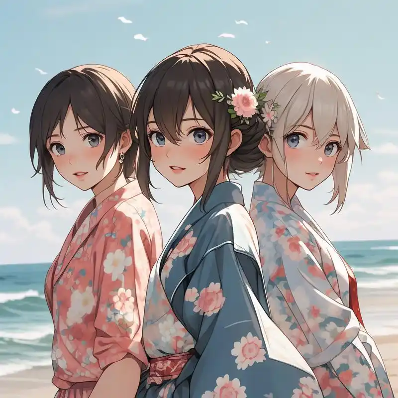 喔,这组三人姐妹头像真的太可爱啦!