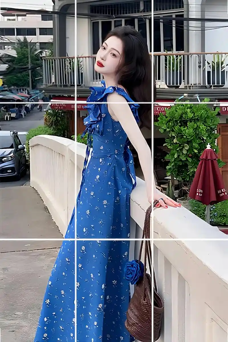 无法拒绝克蓝茵瑞碎花长裙!