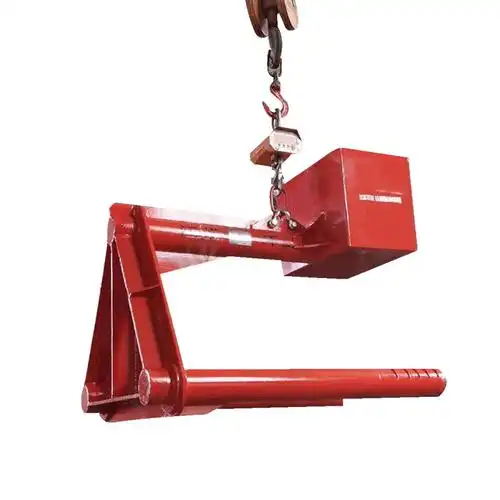 盘螺吊钩吊钩双叉托盘吊钩叉车吊钩盘螺吊具起重直角钢管圆钢夹钳