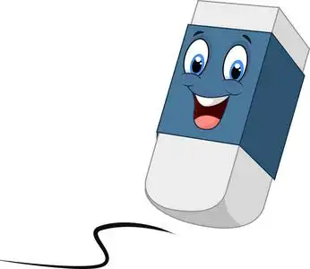 卡通快乐橡皮擦照片