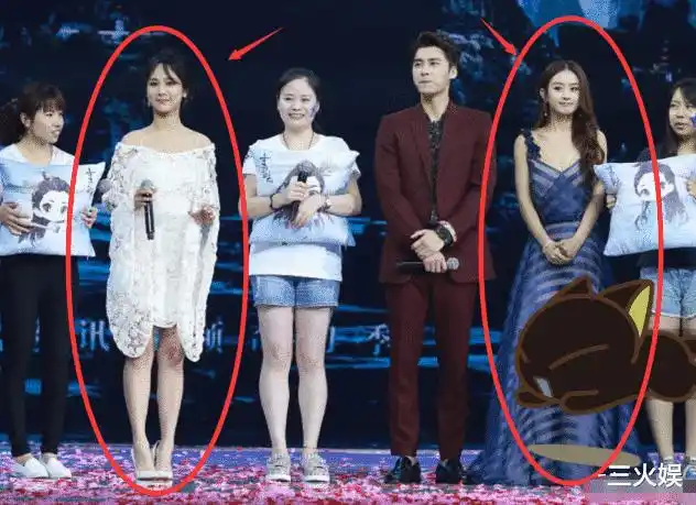 目睹102斤杨紫和86斤赵丽颖同框,终于明白:颜值和体重有多重要了!