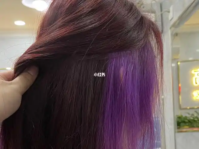 第一次漂的紫色头发