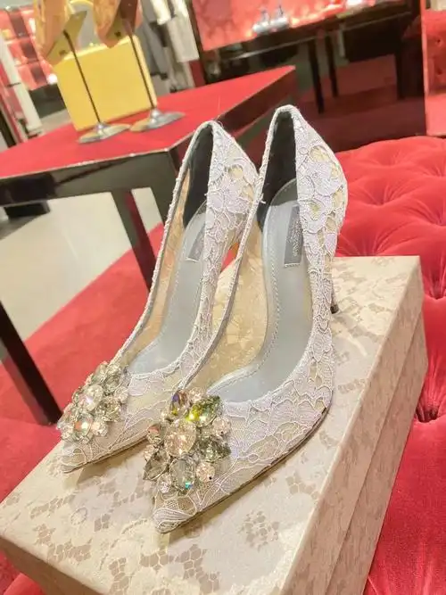 dg杜嘉班纳蕾丝高跟鞋6cm与9cm