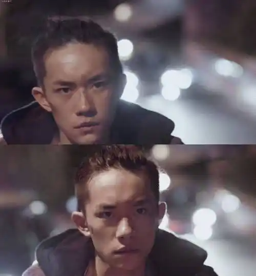 寸头的他改掉以往乖乖男的形象,饰演了和自己性格反差比较大的刘北山