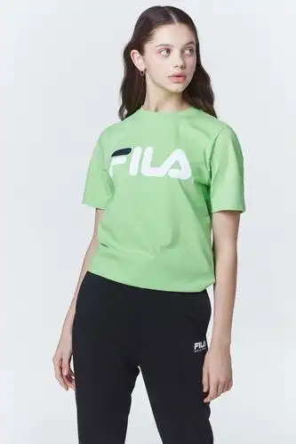 fila斐乐韩国传统风格fila徽标短袖t恤fs2rsc2001x_gnl 商品图0