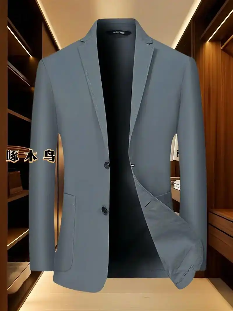 帅哥们～夏季新款啄木鸟冰丝西服外套,经典款式,商务与休闲的结合