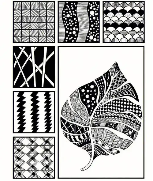 幼儿园美工区环创之线条画太好看了