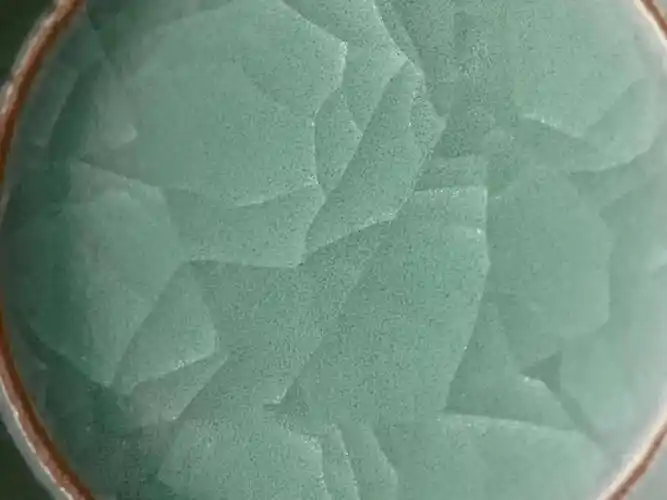 "冰裂纹复原第一人"叶小春冰裂瓷,限量手作,市面罕见!_青瓷_龙泉_作品