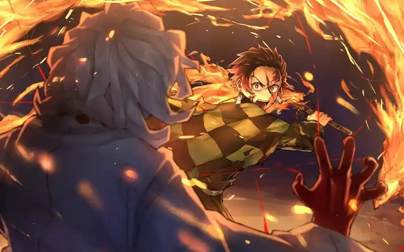 鬼灭之刃主角灶门炭治郎个人高清炫酷壁纸图片