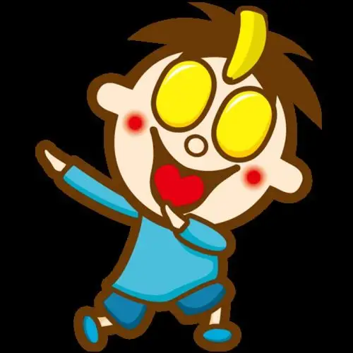 旺仔免抠png贴纸 礼貌拿 啵唧