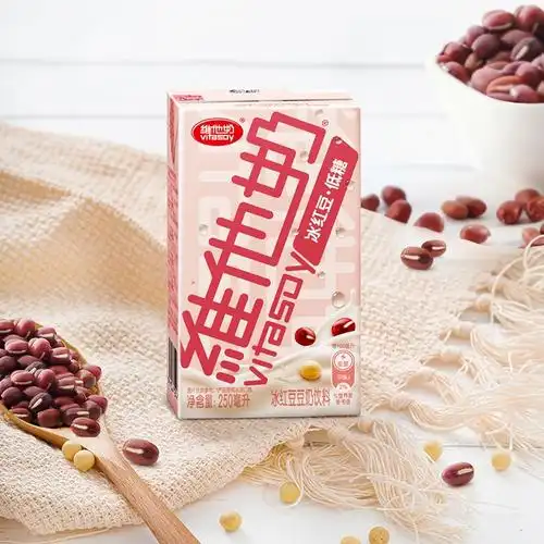 维他奶冰红豆豆奶250ml24盒