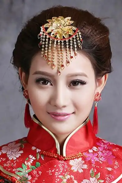 新娘古装发型图片