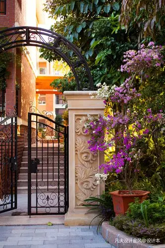 浪漫792平混搭别墅花园效果图片大全功能区潮流混搭功能区设计图片