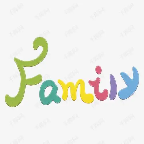 family艺术字