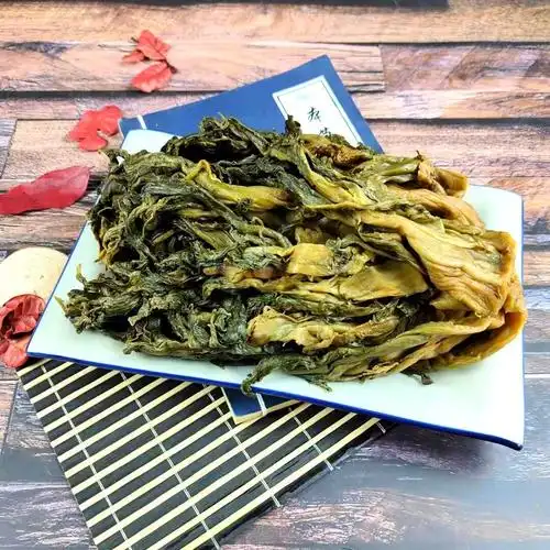 10063309646306商品名称:陕西特产农家长盐菜老坛腌制咸菜汉中手工