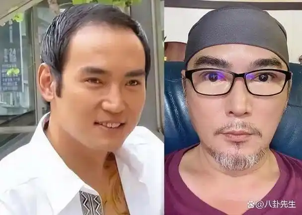 虽然焦恩俊戴了假发,但他的披肩长发是真的,前不久女儿还帮他编了个