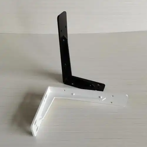 墙上三角架加厚靠墙支撑架托架承重一体成型三角架铁支架固定a黑1个