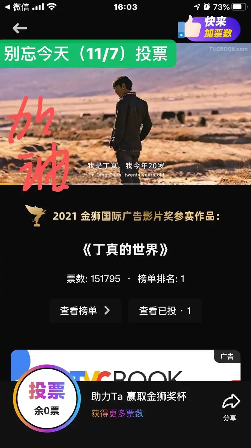 为丁真助力《金狮奖》最佳网络人气影片奖.下载 - 抖音