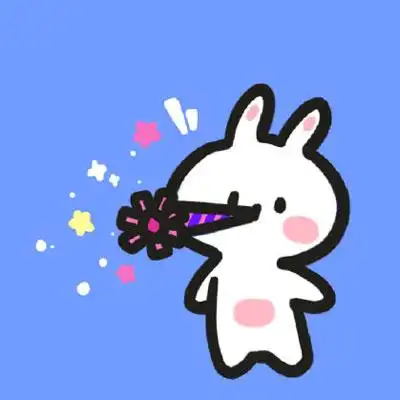 卡通兔子头像呆萌兔子图片萌萌哒
