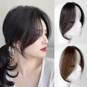 八字刘海假发女