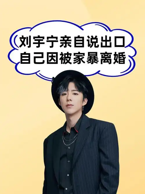 如果不是刘宇宁亲自说出口,谁也想不到,他竟因被家暴而离婚