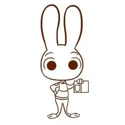 《疯狂动物城》朱迪教程,图片,简笔画-学笔画