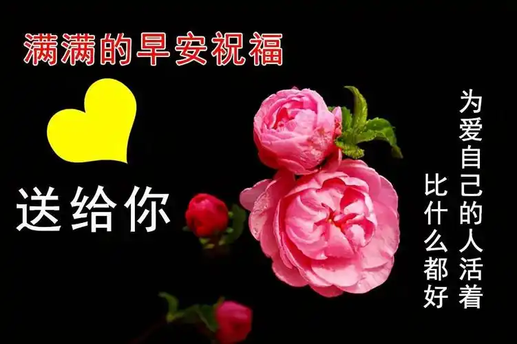 亲爱的朋友早上好愿你今天有个好心情