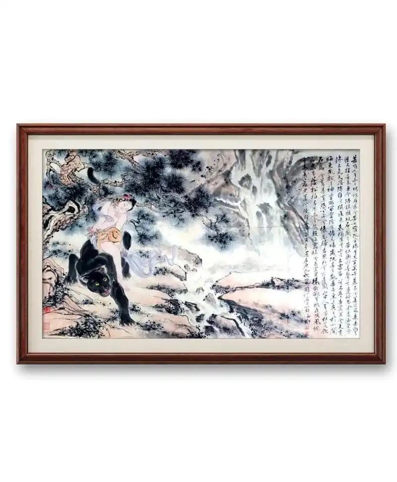 山鬼#抖出我的艺术 #画画是种生活 #原创作品 #国画人物 - 抖音