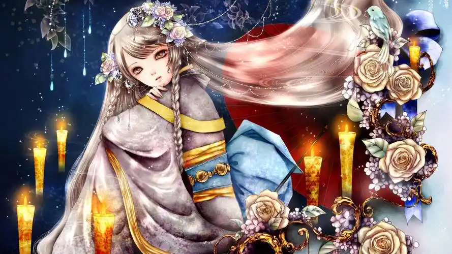 唯美古风女孩壁纸 _ 图片网