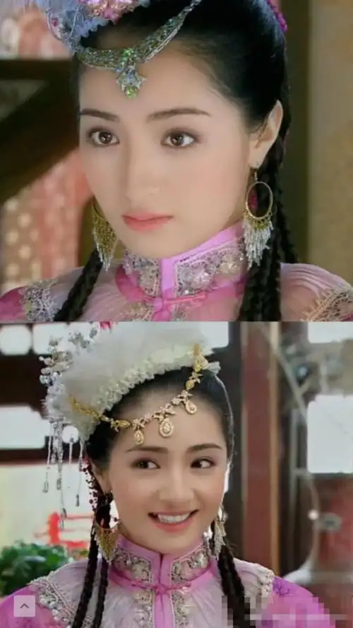 再看麦迪娜出演的香妃,其实清丽脱俗已经很美,比热巴都耐看