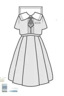 创造101制服简笔画