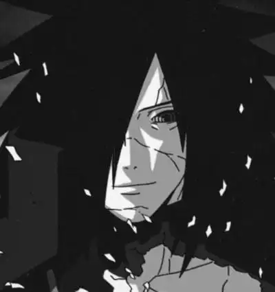 宇智波斑黑白高清头像图片