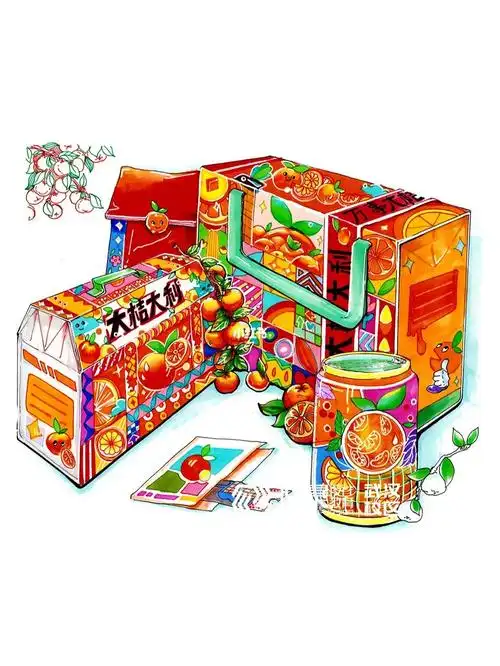 视觉传达考研手绘丨包装设计