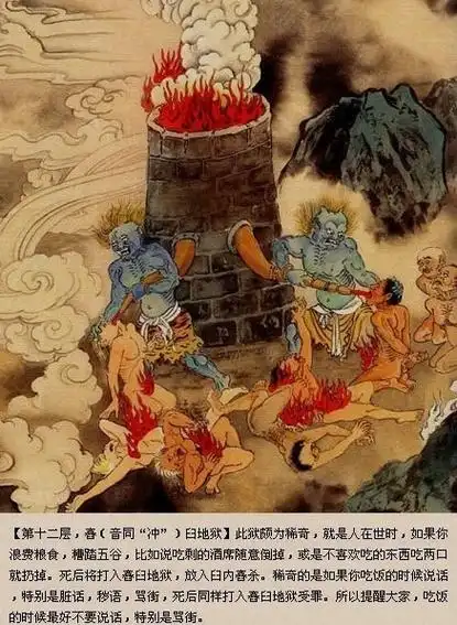 江逸子地狱变相图科普十八层地狱详细图解