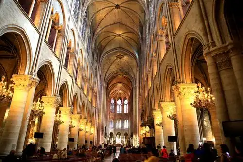 多上点名画图片吧,没去过的亲不知何时有机会进巴黎圣母院内部游览啊!