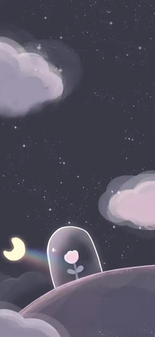 "生活明朗 万物可爱" 壁纸|治愈壁纸|手绘壁纸 画师: wb【honey果酱】