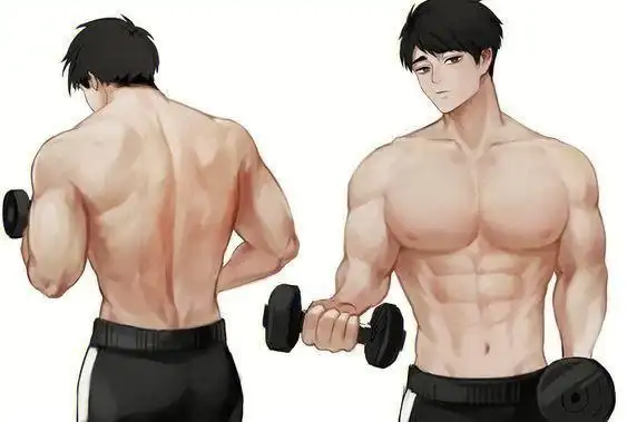 没有画一个不就得了男性腹肌画法