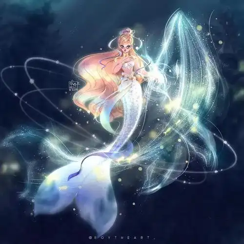 插画师笔下的美人鱼也有12个星座附加本周运势哦