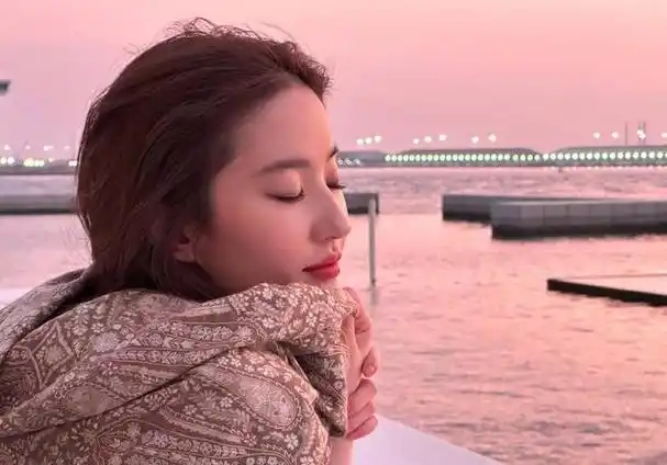 近日,刘亦菲在社交媒体上晒出了一组日落时分的美丽照片.