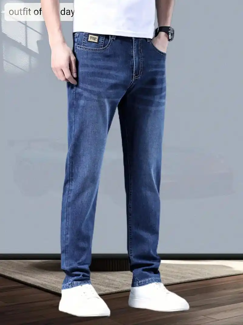 夏季新款 #男士休闲牛仔裤推荐 #夏季薄款裤子推荐 #谁穿谁