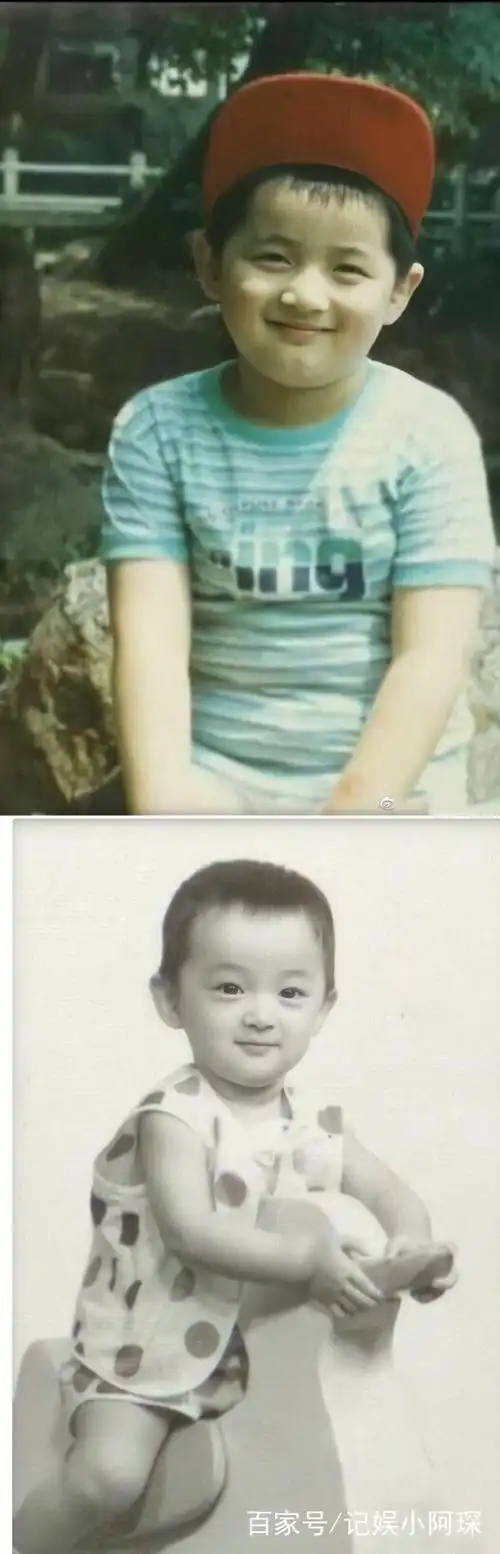 明星们小时候的照片曝光,胡歌乖巧可爱,刘亦菲从小美到大